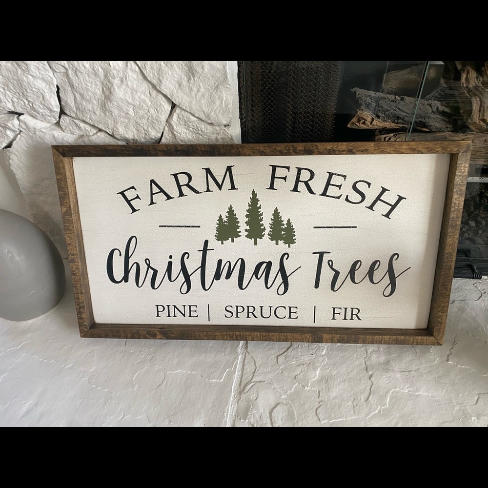 Handmade Christmas Sign